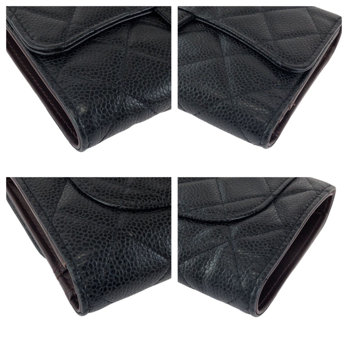 Chanel Matelasse Caviar Long Wallet