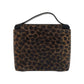 Loewe Leopard PVC Enamel Vanity Bag