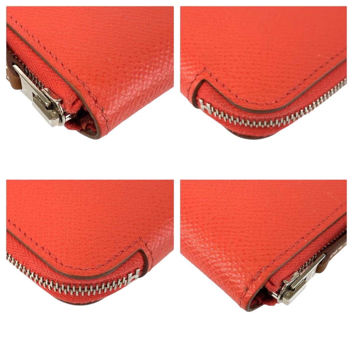 Hermes Azap Compact Mini Silk In Vaux Epsom Coin Case