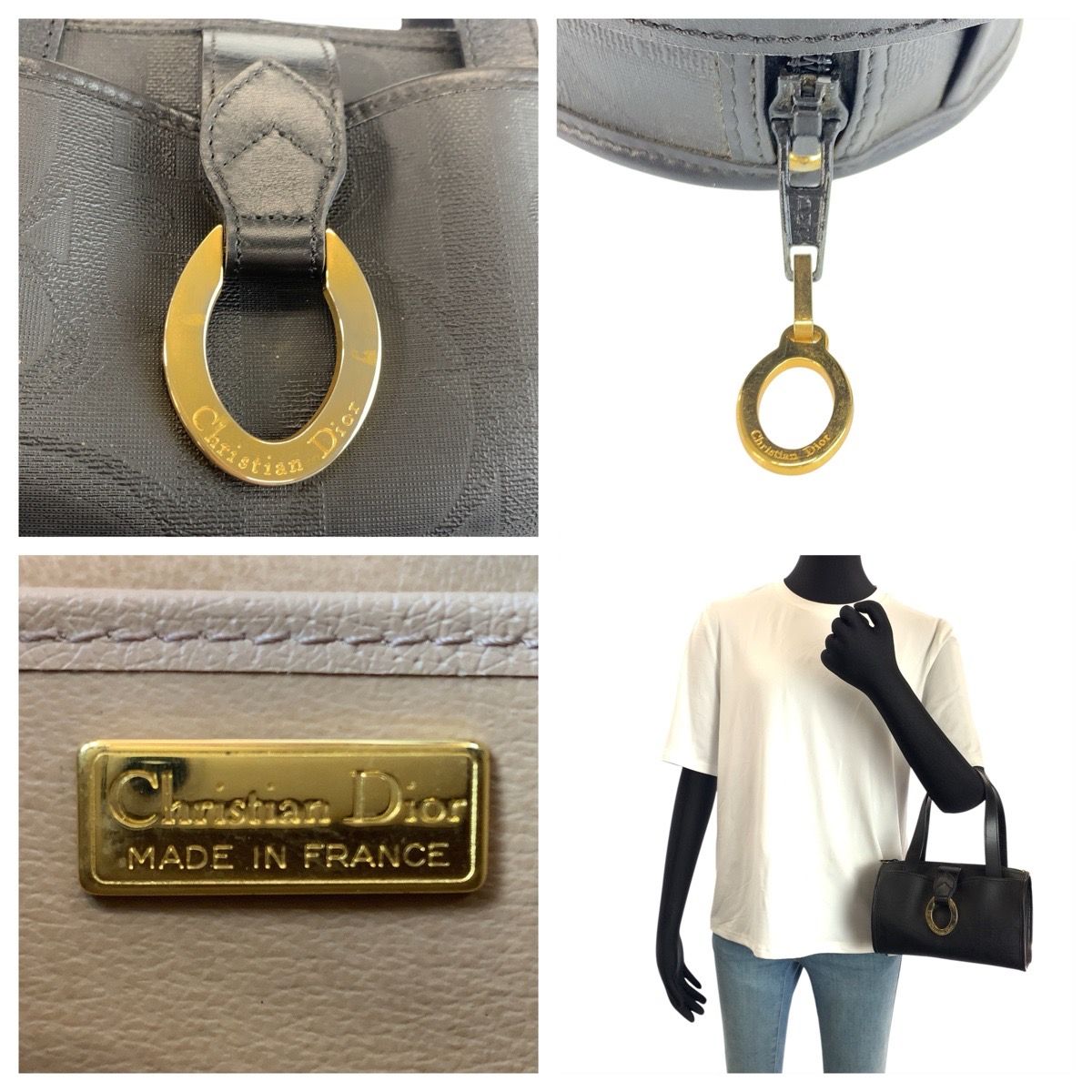 Christian Dior Trotter PVC mini boston bag