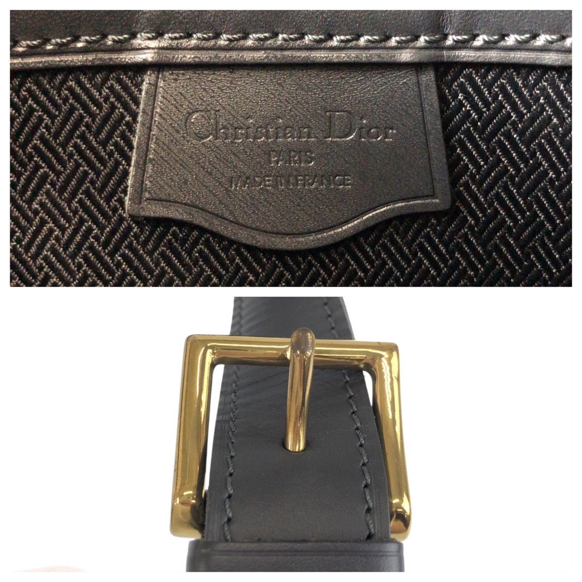 Christian Dior Trotter Canvas Shoulder Bag
