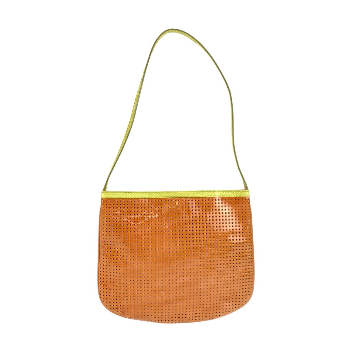 Fendi Mamma Patent Leather Python 2way Shoulder Bag