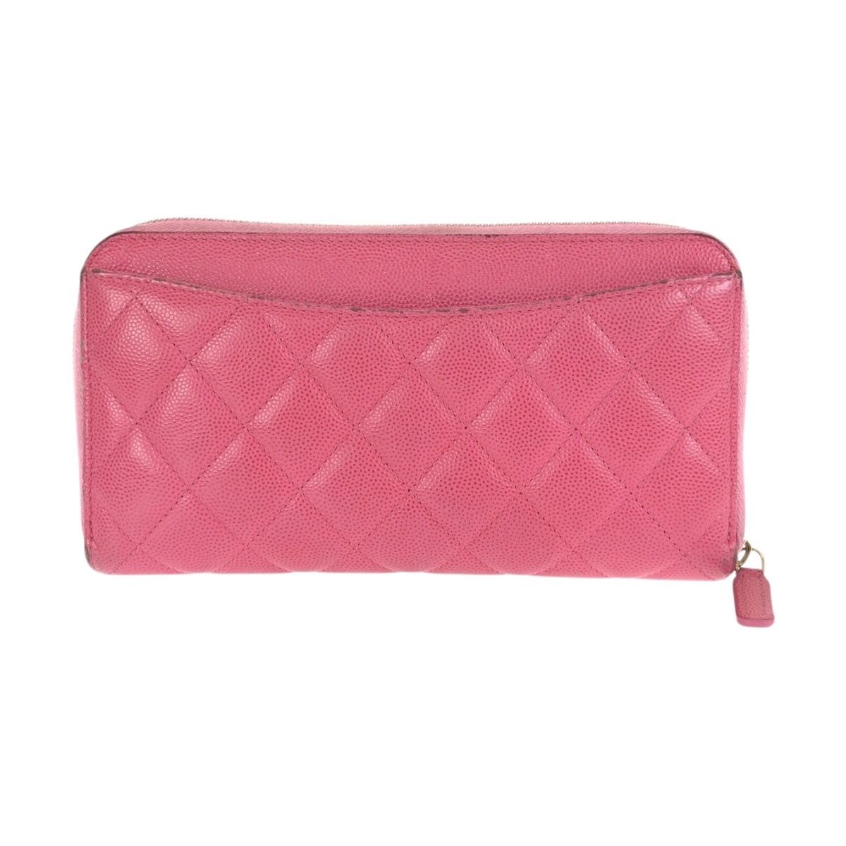 Chanel Caviar Skin Long Wallet