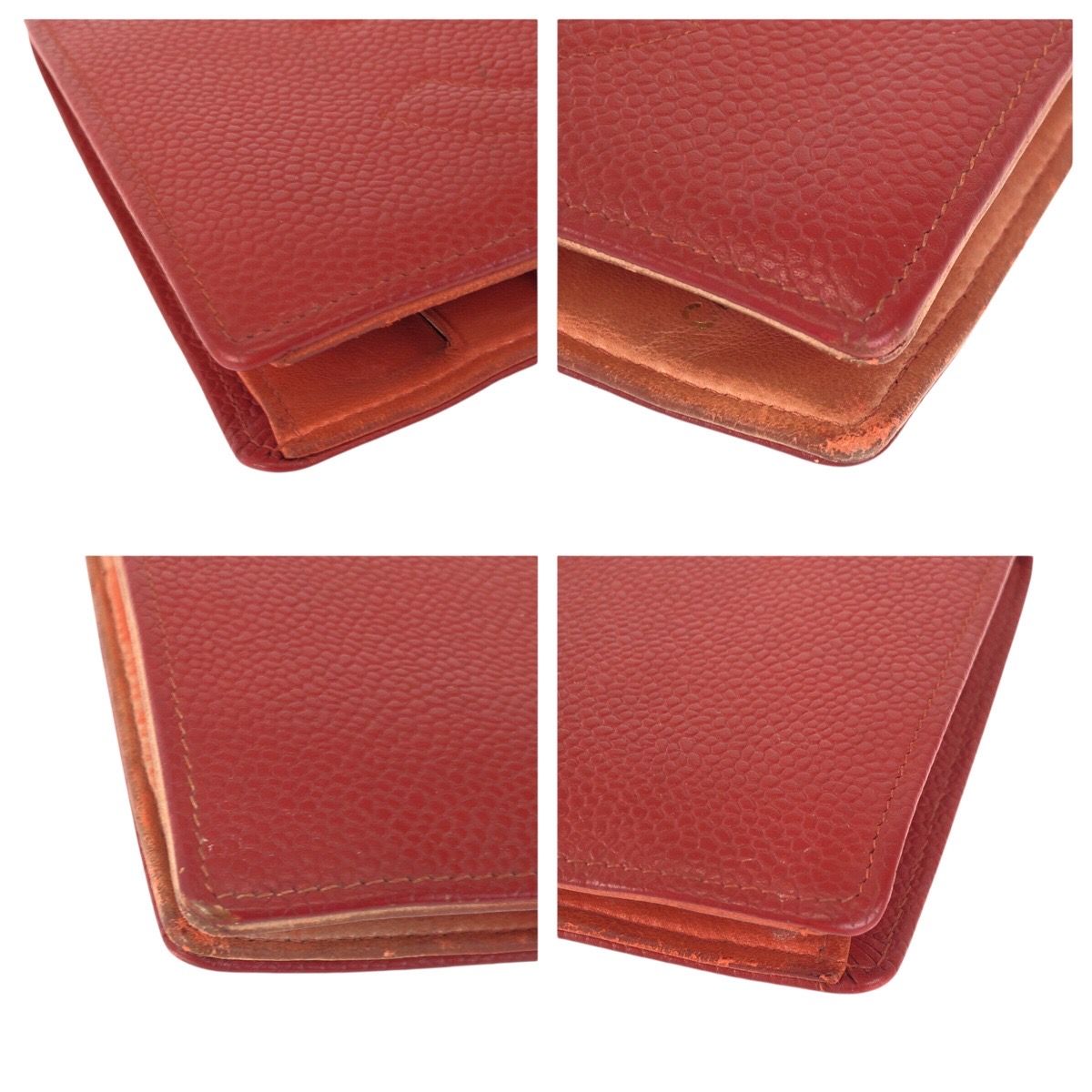 Chanel Caviar Skin Long Wallet