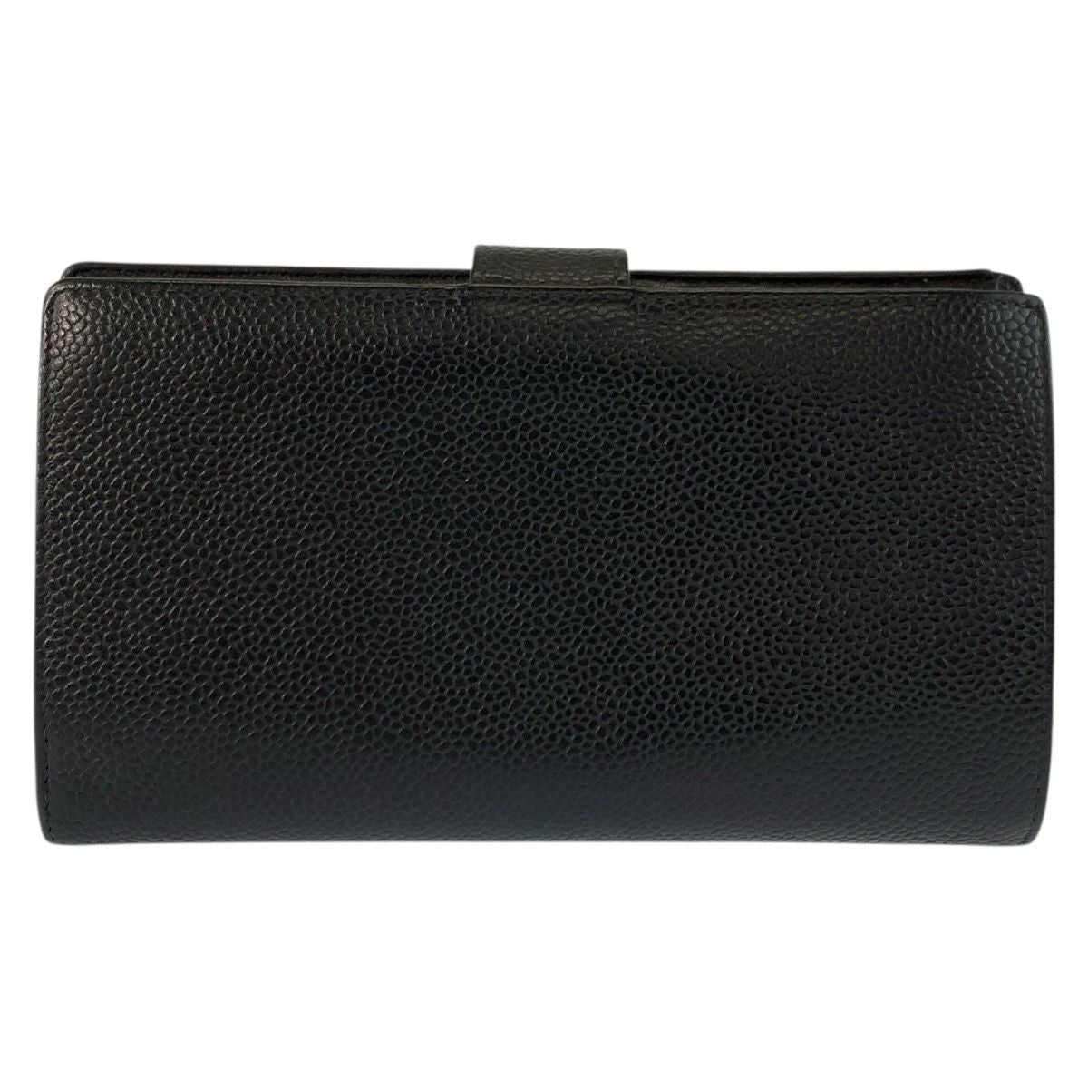 Chanel Coco Mark Leather Long Wallet
