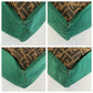 Fendi Zucca Canvas Leather Tote Bag