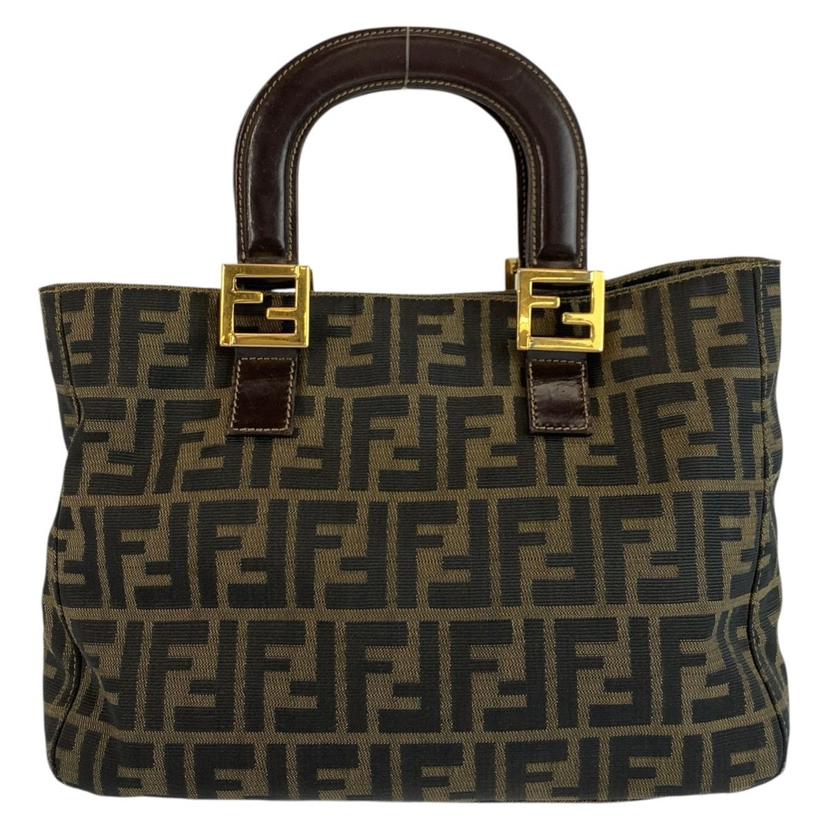 Fendi Zucca Canvas Tote Bag