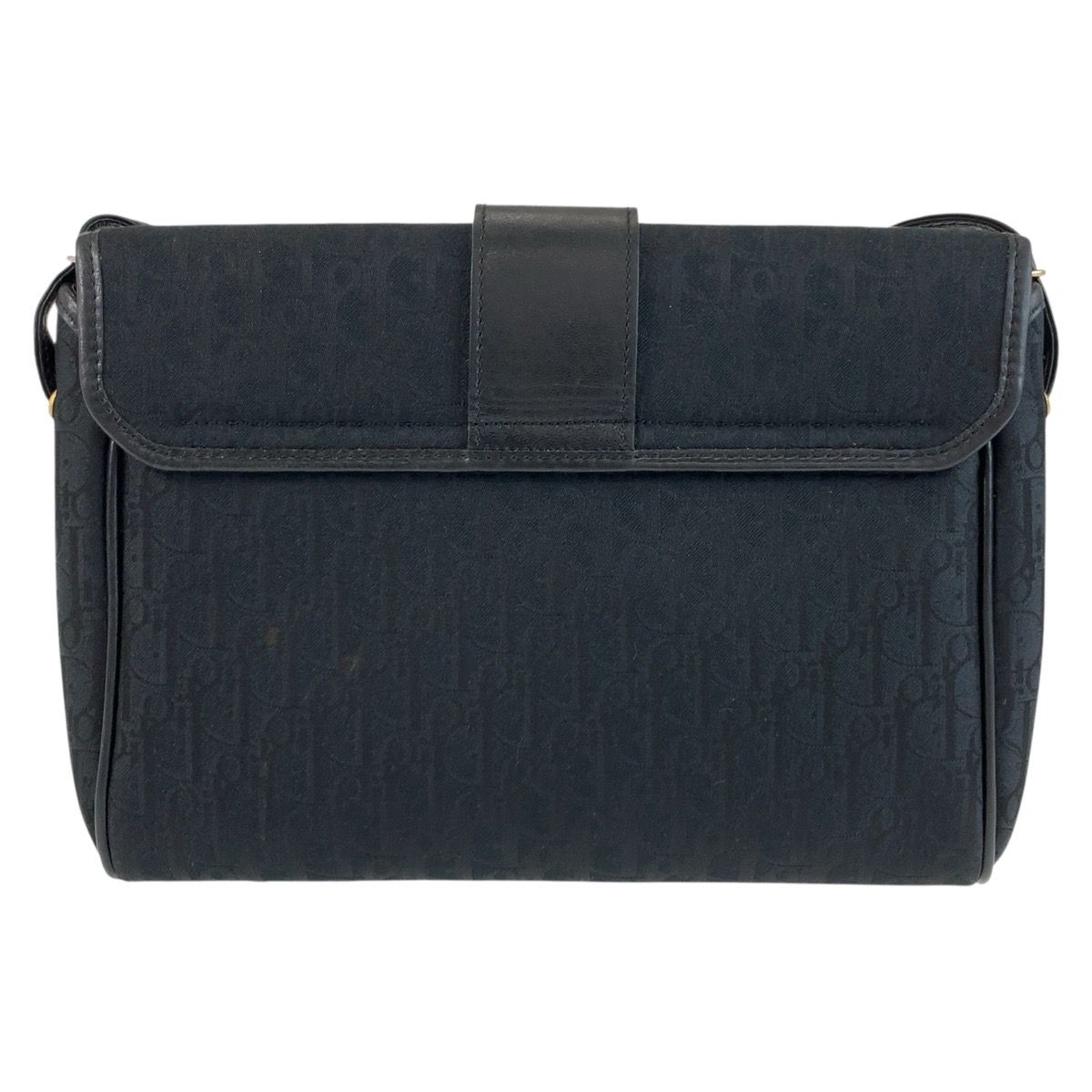 Christian Dior Trotter Canvas Leather Shoulder Bag