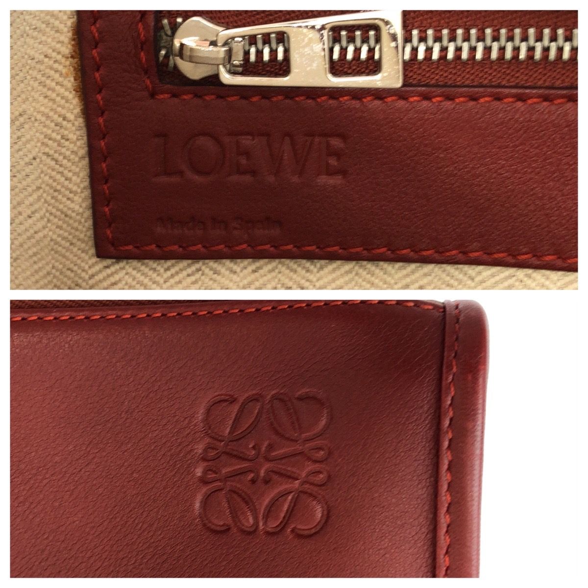 Loewe Anagram Leather Business Bag