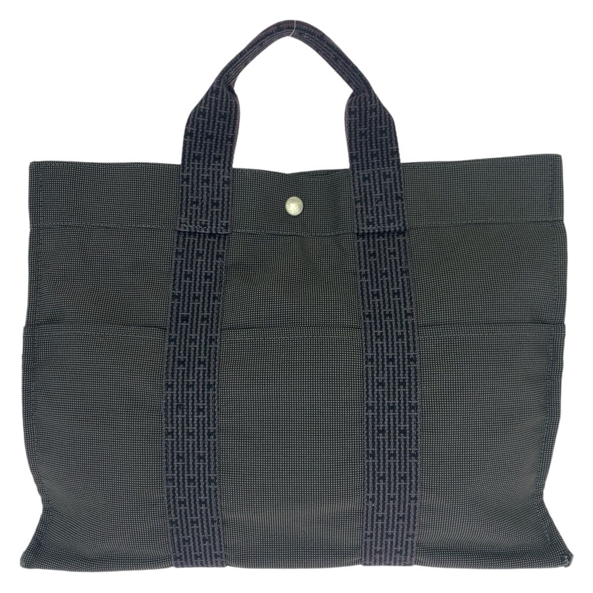 Herm�s Herline MM Canvas Tote Bag