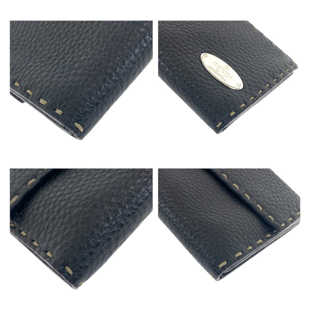 Fendi Selleria Leather Long Wallet