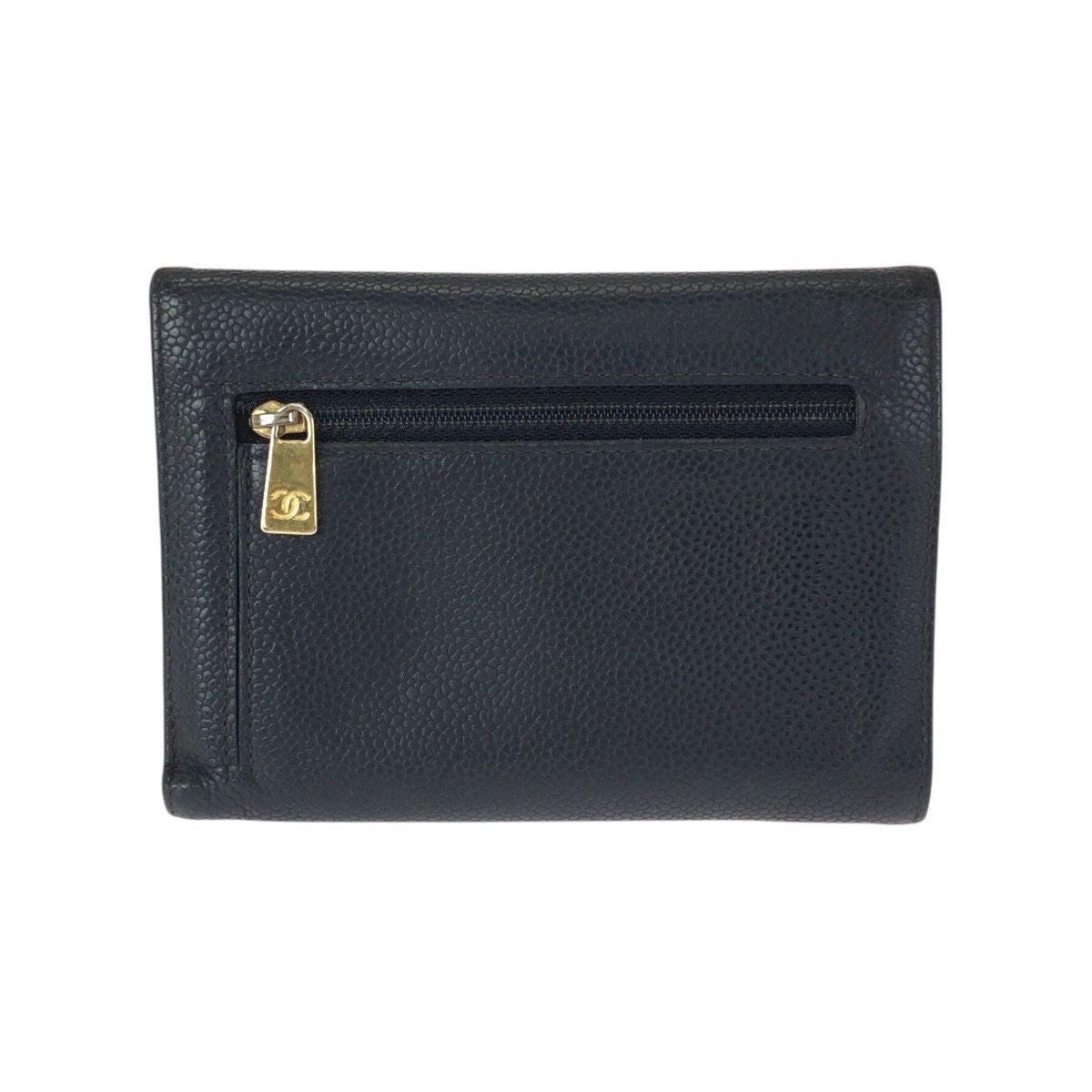 Chanel Caviar Skin Wallet