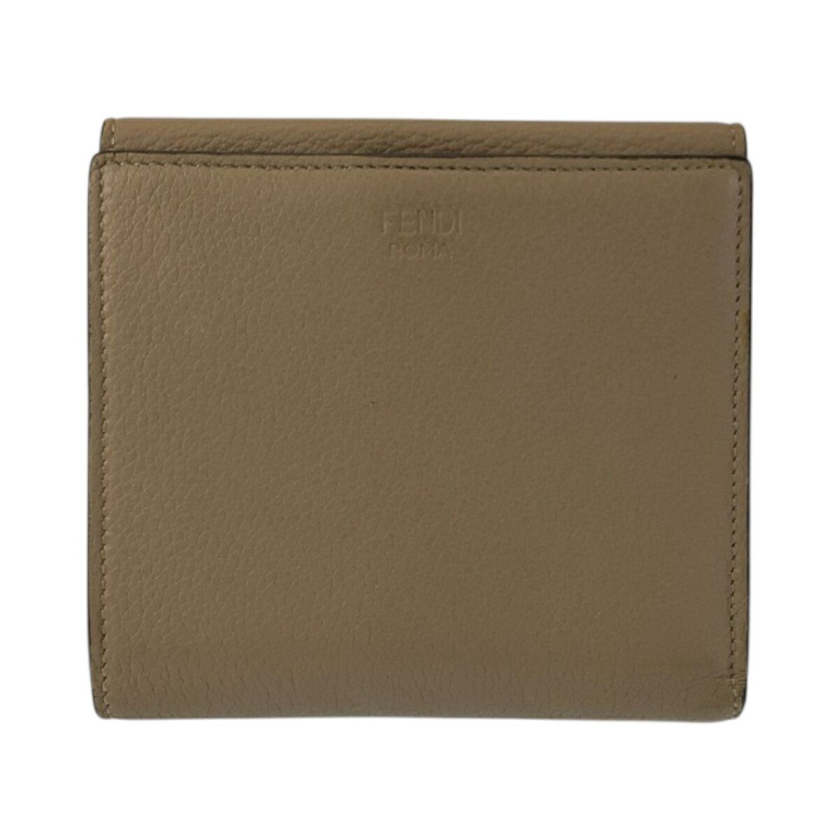 Fendi Peekaboo Selleria Leather Wallet