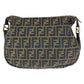 Fendi Zucca Canvas Leather Shoulder Bag