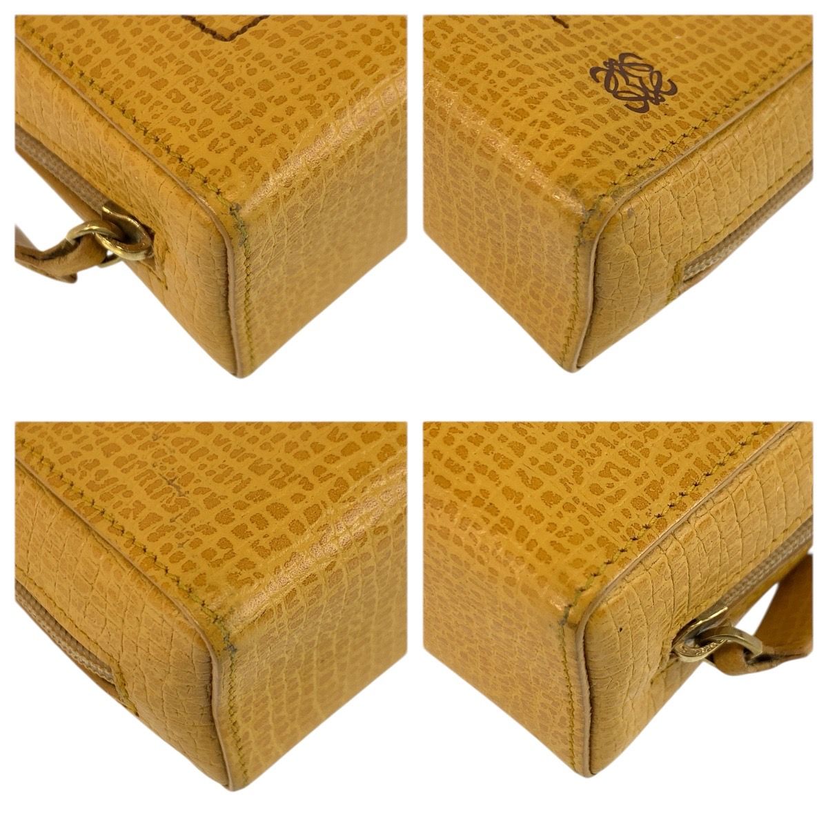 Loewe Anagram Leather Pouch