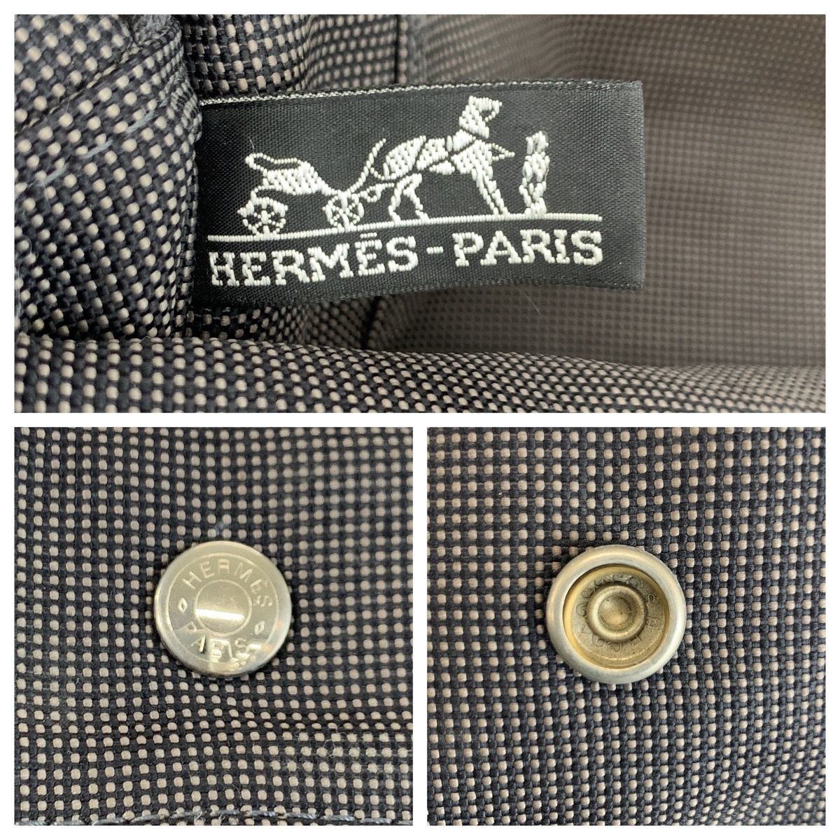 Hermes Herline MM Polyamide Polyester Tote Bag