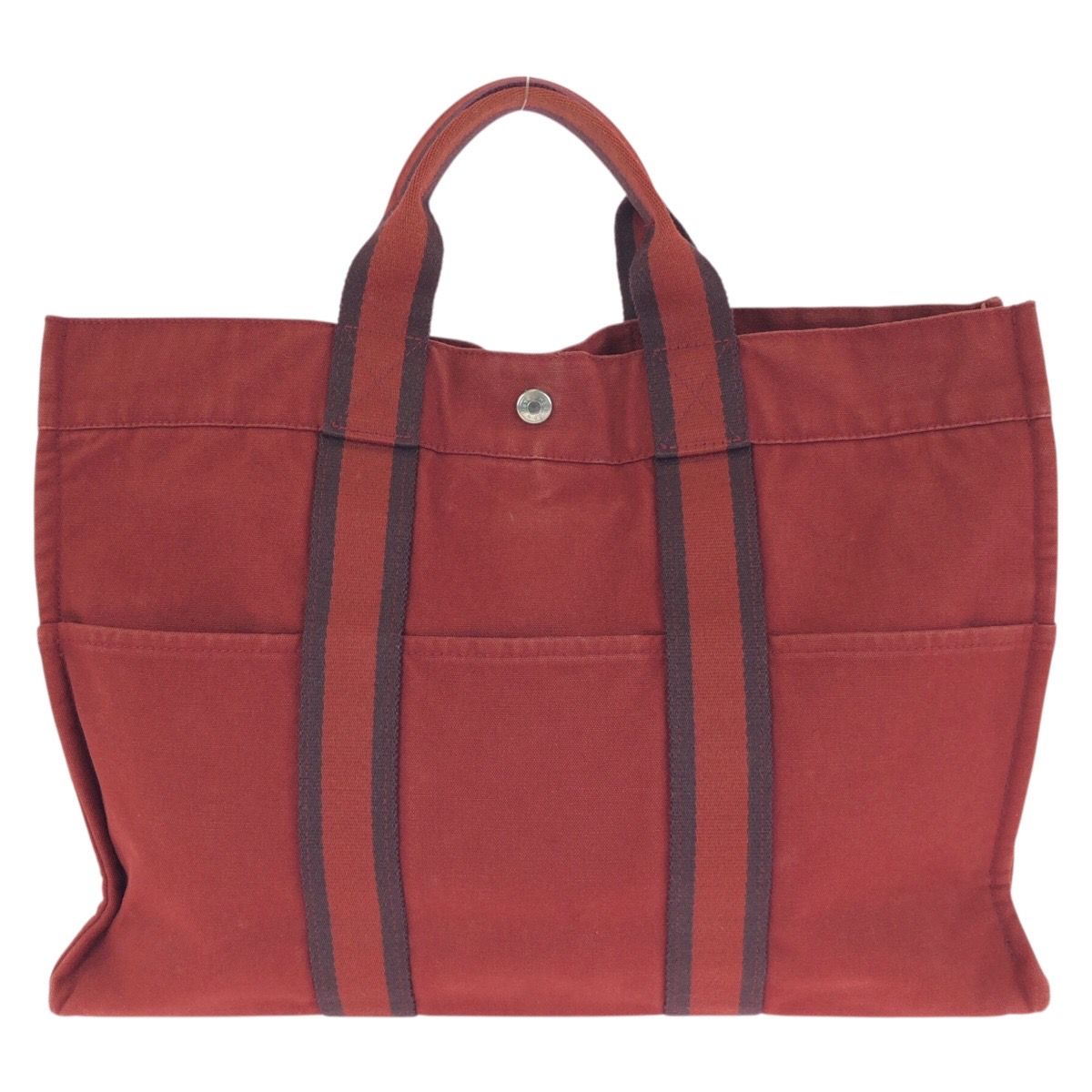 Hermes Herbag Fourre Tout MM Canvas Tote Bag