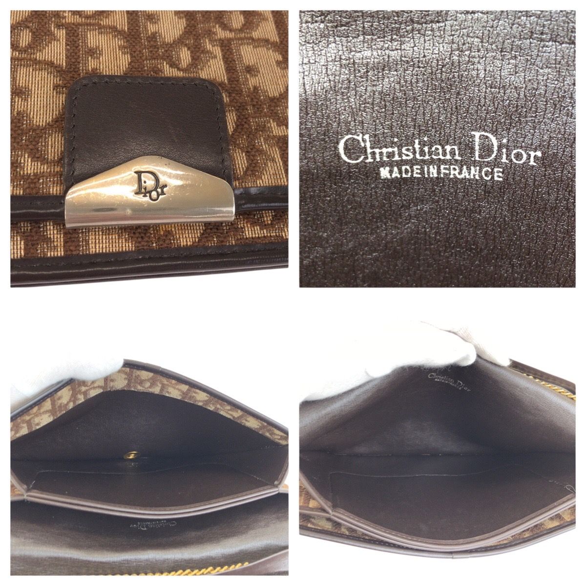Christian Dior Trotter Mixed Material 2way Chain Bag