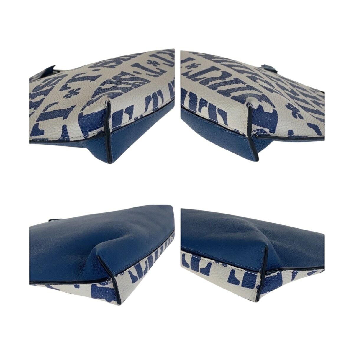 Loewe T Pouch Leather Clutch Bag