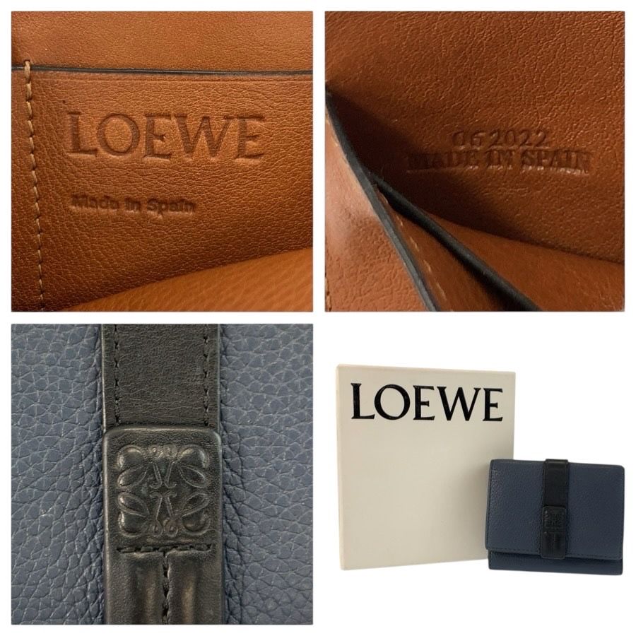Loewe Trifold Leather Wallet