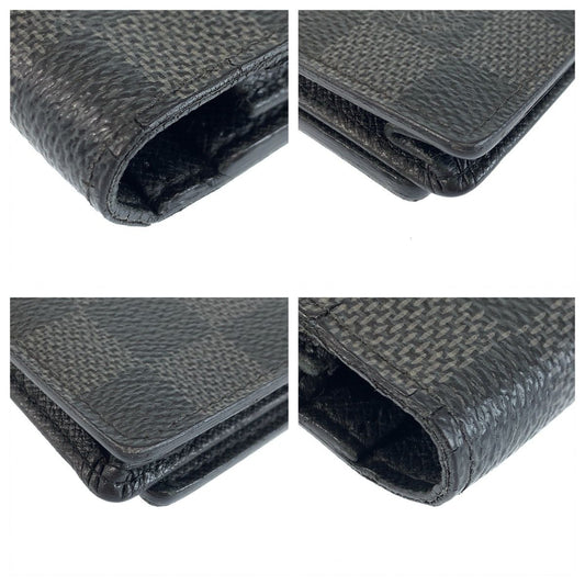 Louis Vuitton Porte Feuille Brazza Damier Graphite Long Wallet