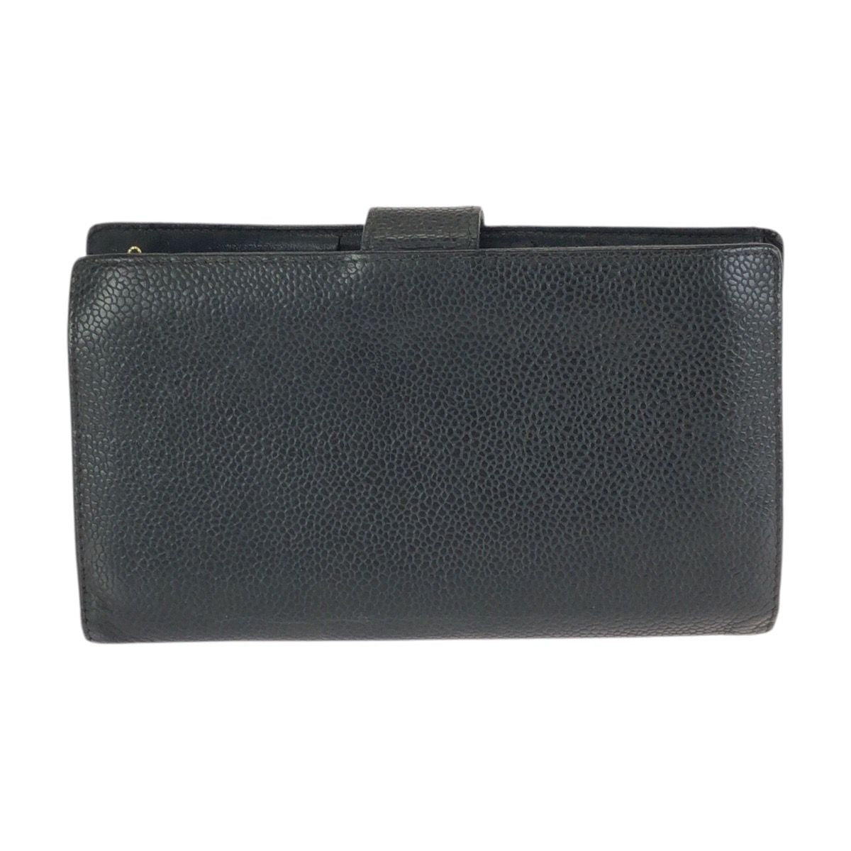 Chanel Caviar Leather Long Wallet