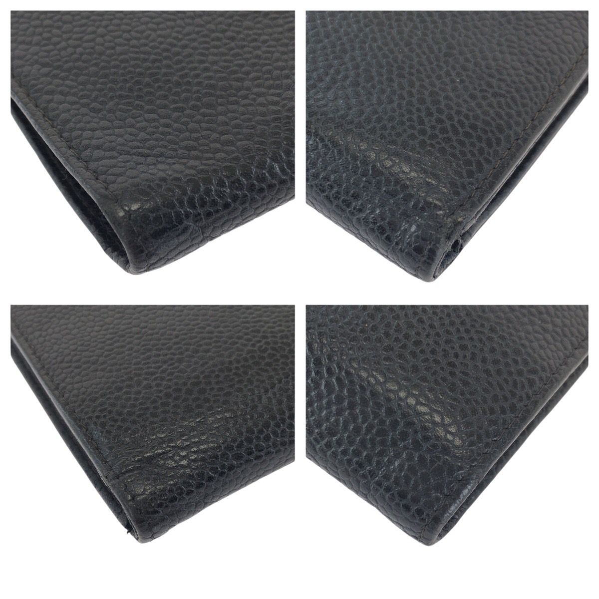 Chanel Caviar Leather Long Wallet