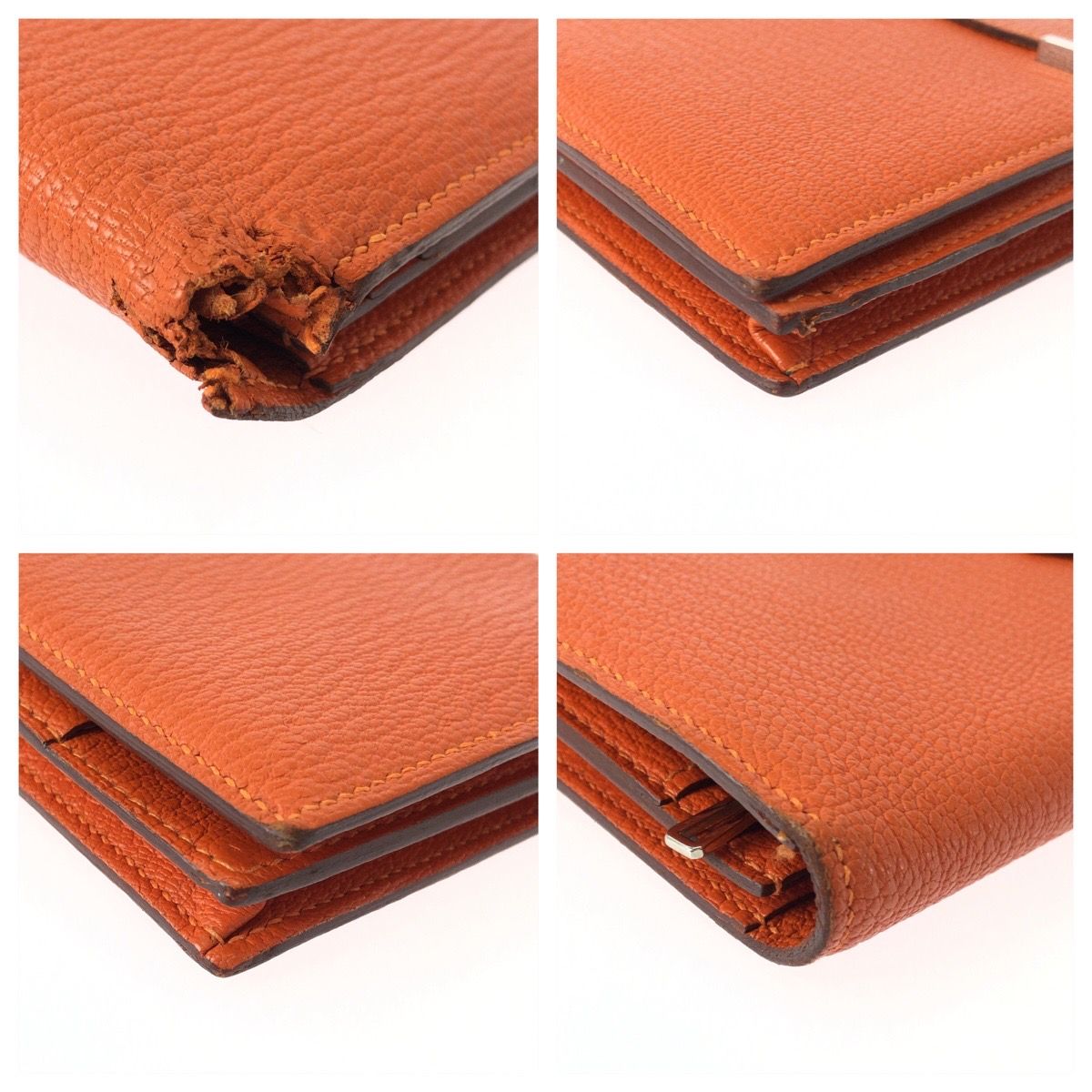 Hermes Bearn Soufflet Epsom long wallet