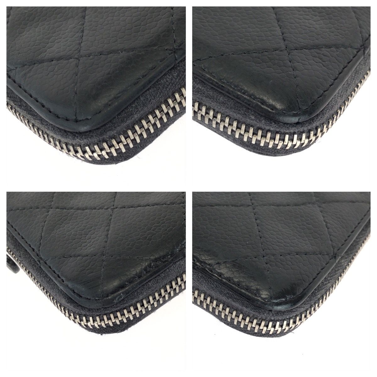 Chanel Caviar Skin Long Wallet