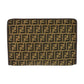Fendi Zucca Canvas Clutch Bag