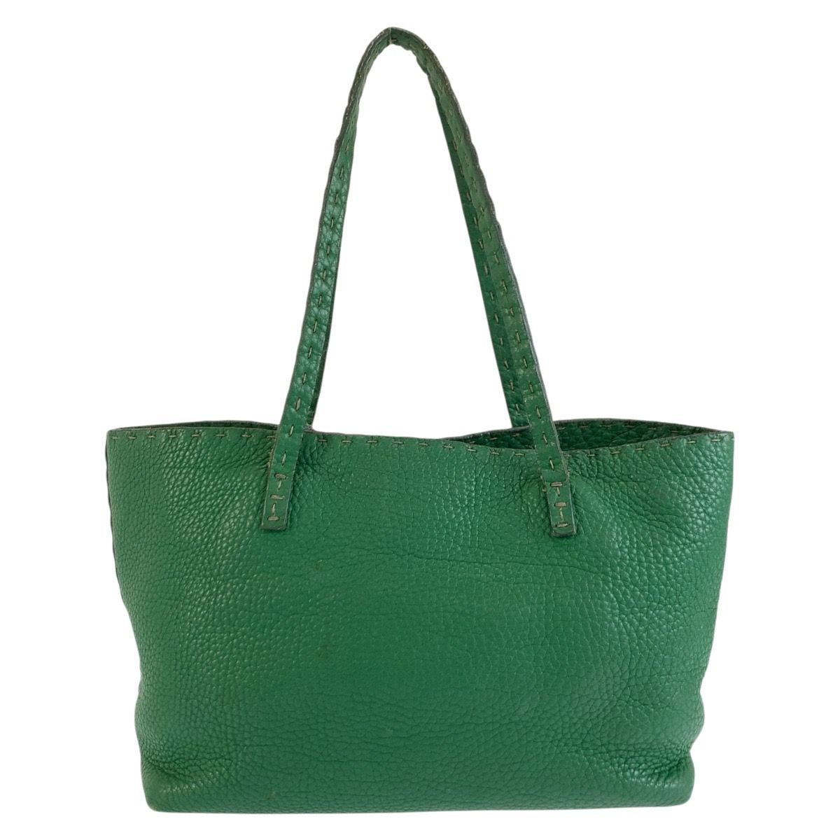 Fendi Selleria Leather Tote Bag