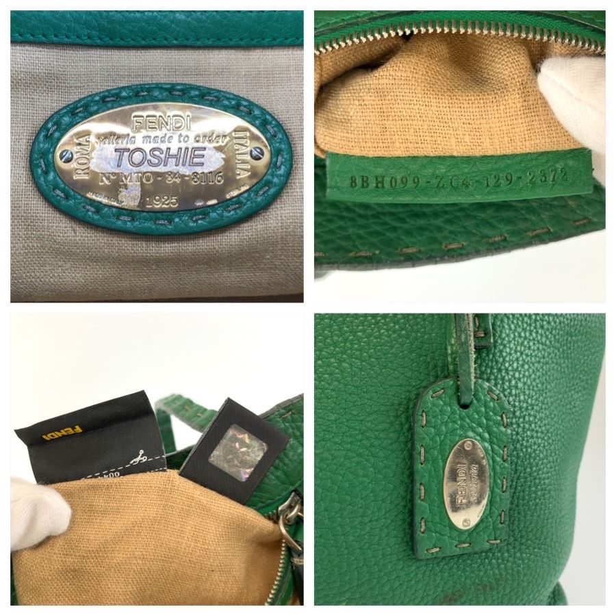 Fendi Selleria Leather Tote Bag