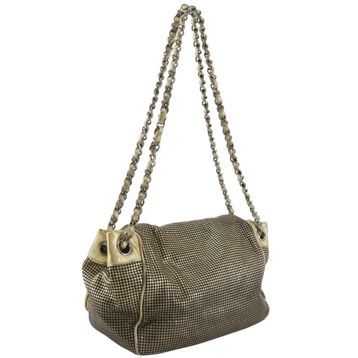 Chanel Hollywood Accordion Flapbag Leather Shoulder Bag