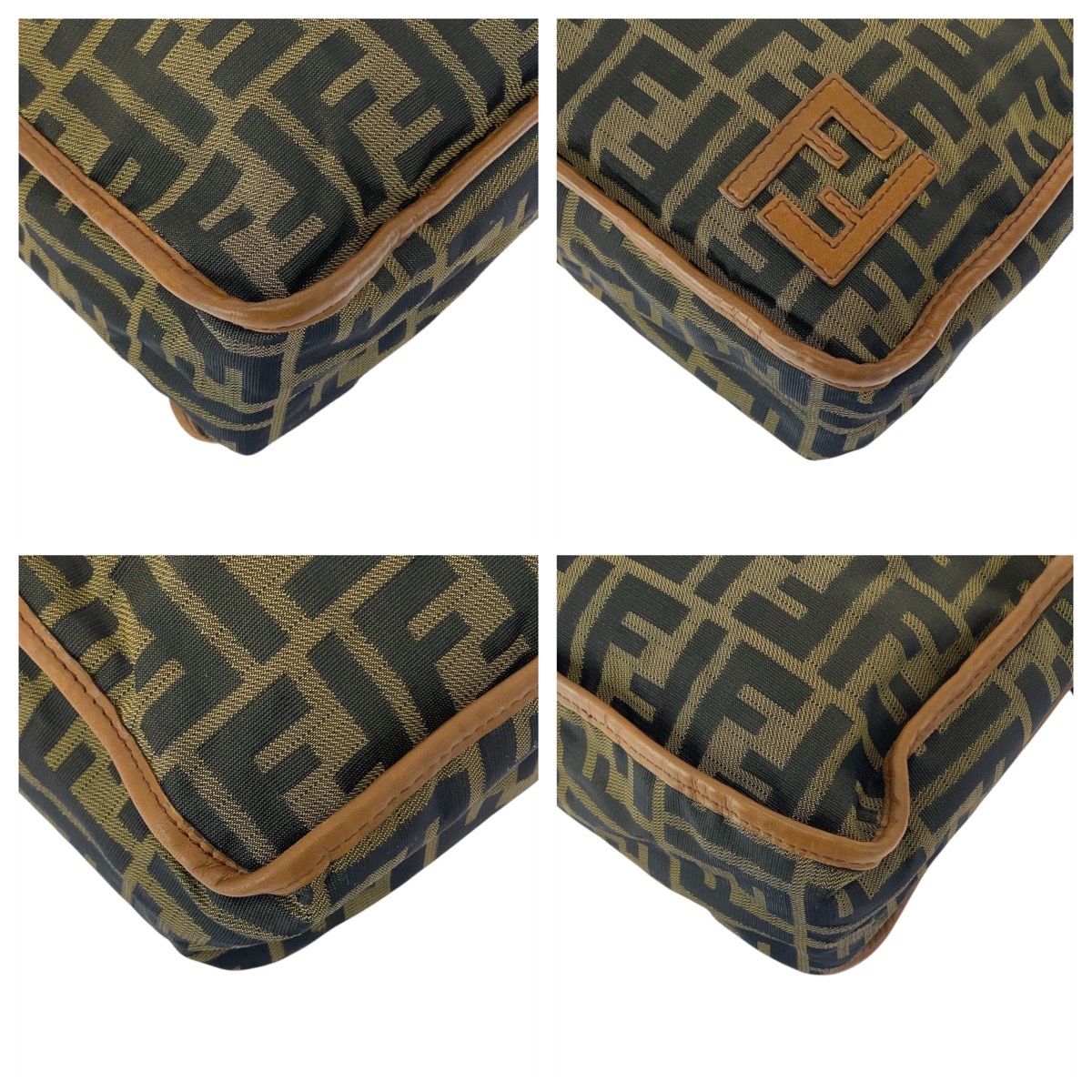 Fendi Zucca Nylon Shoulder Bag