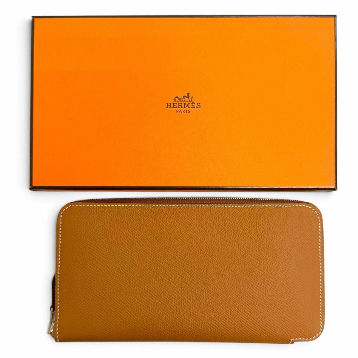 Hermes Azap Long Silk In Veau Epsom Wallet