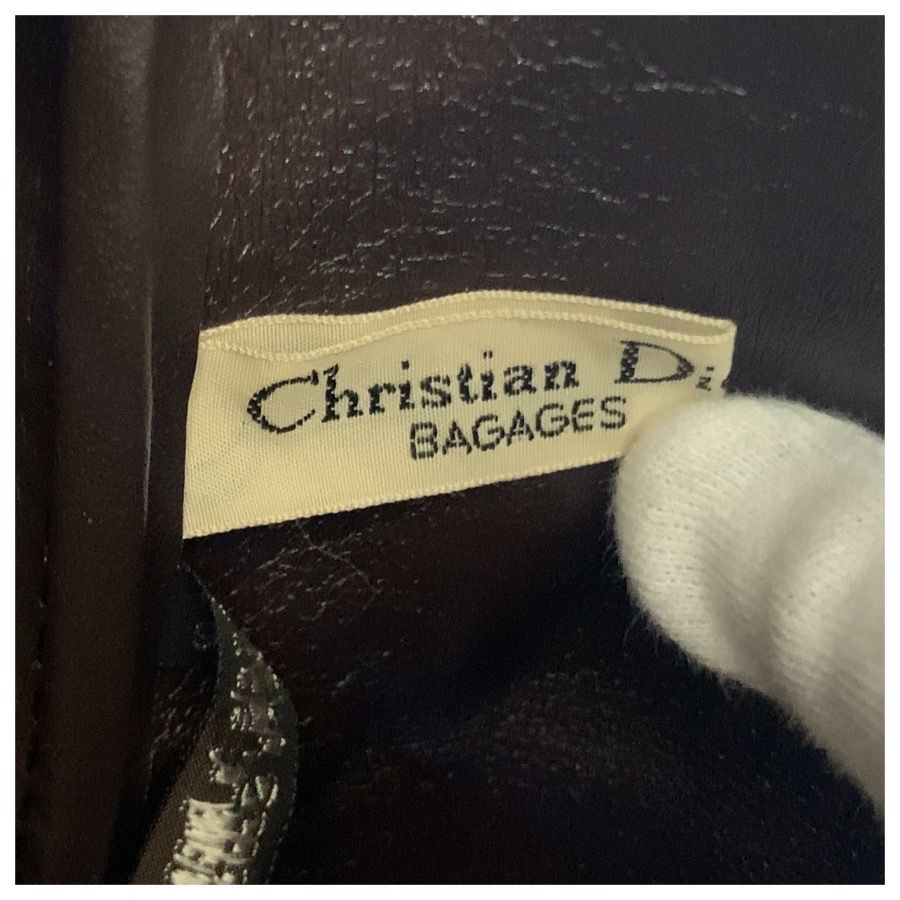 Christian Dior Trotter Canvas Boston Bag