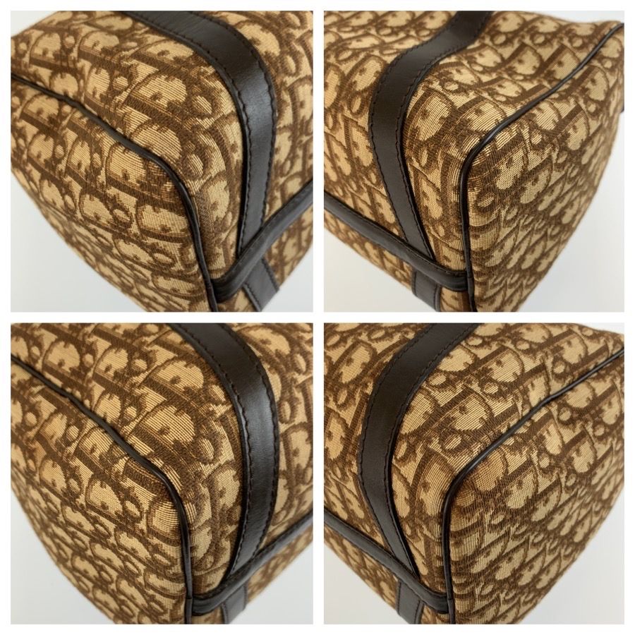 Christian Dior Trotter Canvas Boston Bag