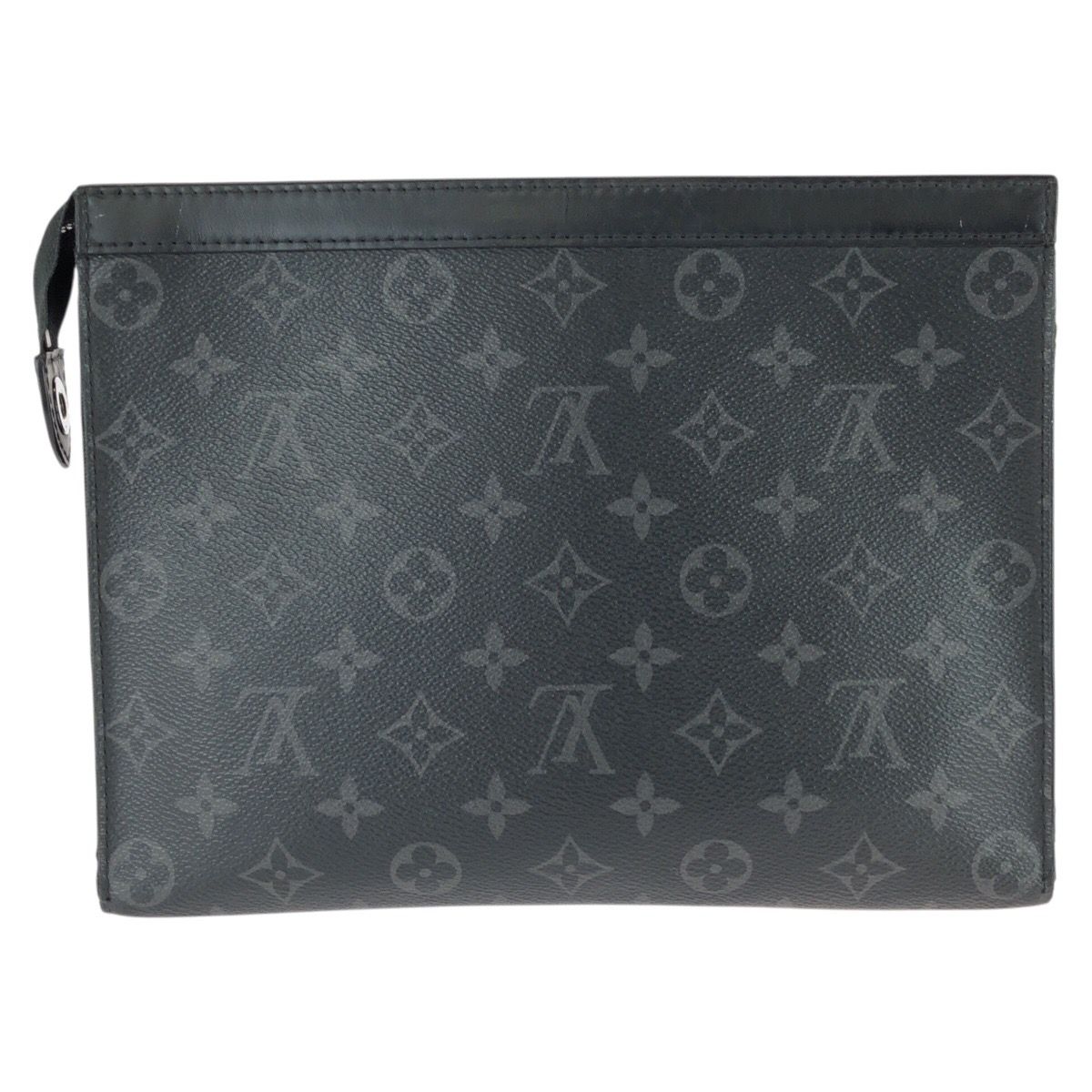 Louis Vuitton Pochette Voyage Monogram Eclipse Clutch Bag