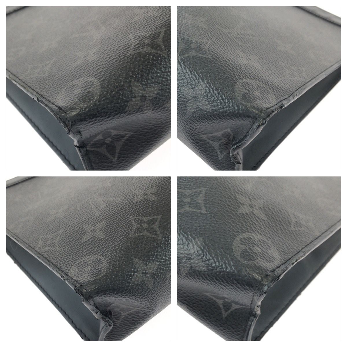 Louis Vuitton Pochette Voyage Monogram Eclipse Clutch Bag