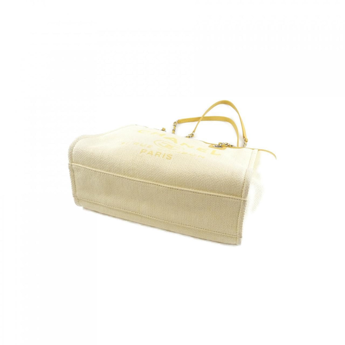 Chanel Deauville Nylon Canvas Tote Bag