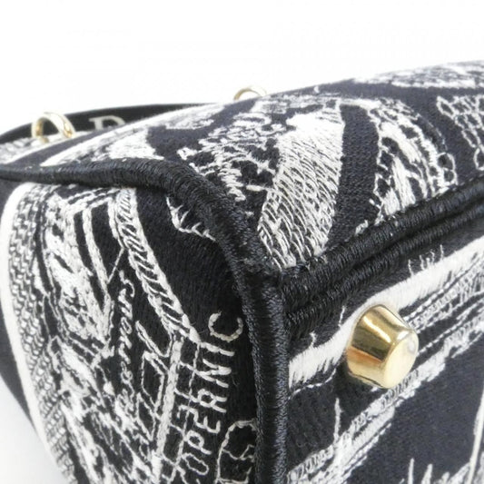 Christian Dior Plan De Paris Lady D-Lite Medium Canvas Handbag