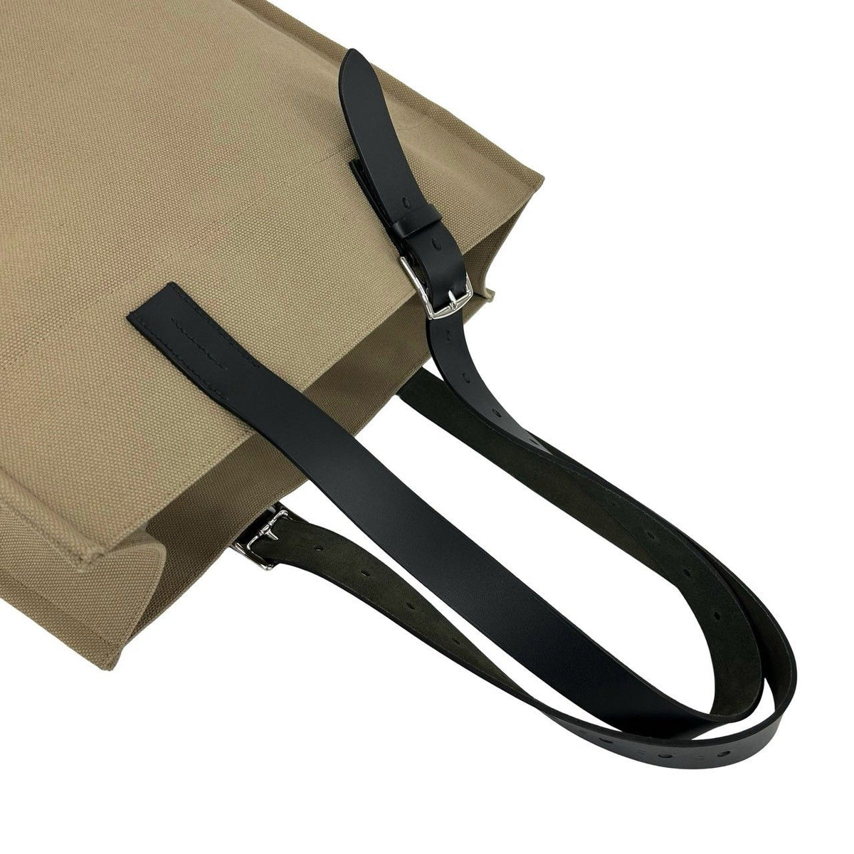 Hermes Etriviere Toile Goeland Vache Hunter Tote Bag