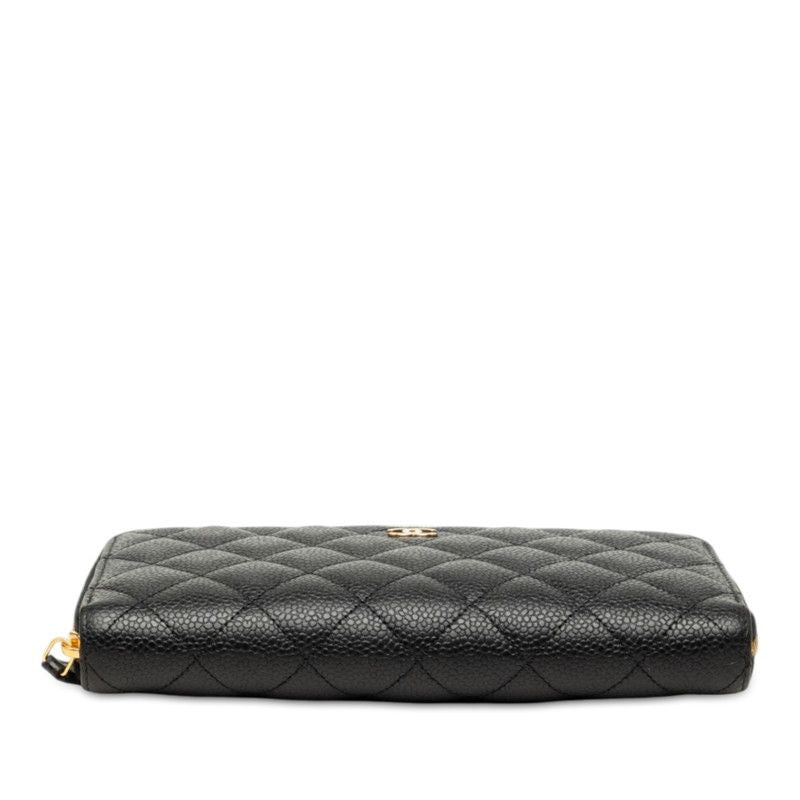 Chanel Caviar Skin Long Wallet