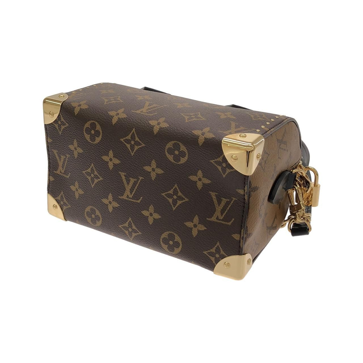 Louis Vuitton Speedy Trunk Monogram Reverse Boston Bag