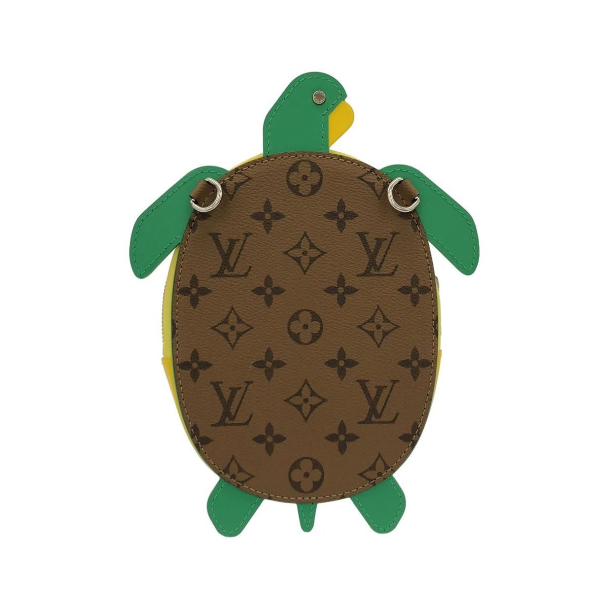 Louis Vuitton Monogram Reverse LV Turtle Coated Canvas Shoulder Bag