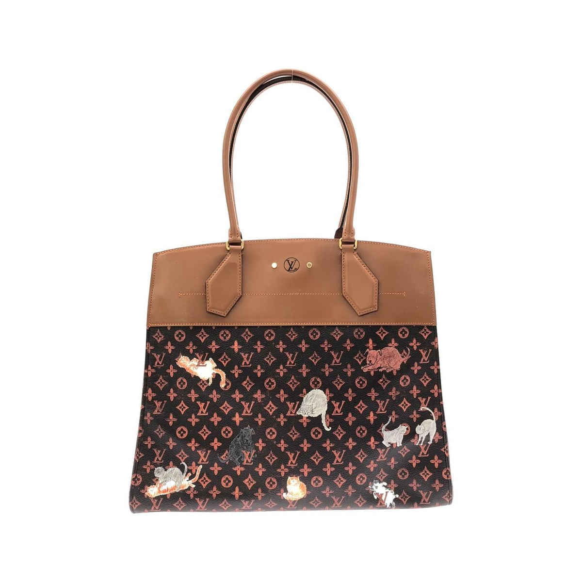 Louis Vuitton Catogram City Steamer XXL Coated Canvas Bag