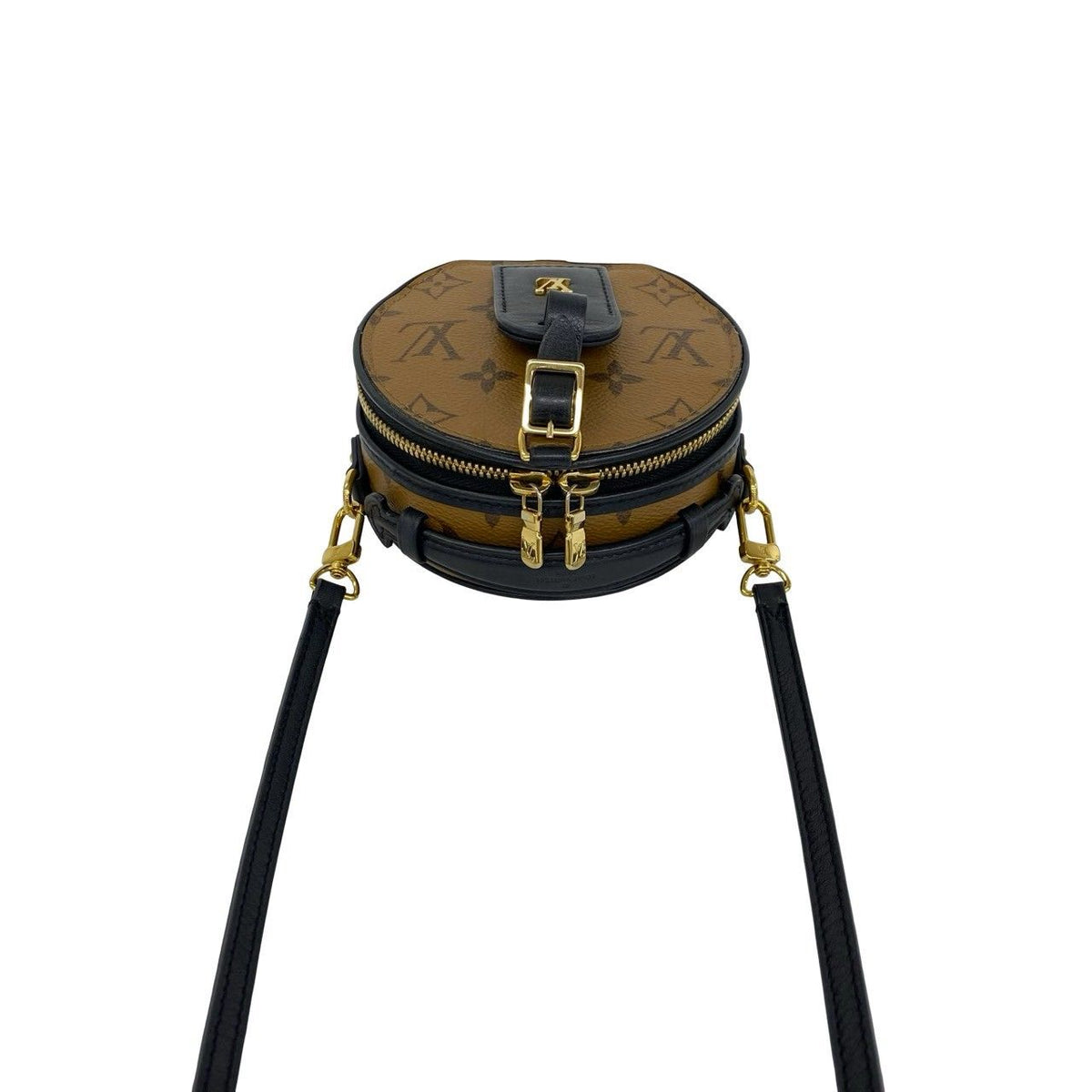 Louis Vuitton Mini Boite Chapeau Monogram Reverse Leather 2way Bag