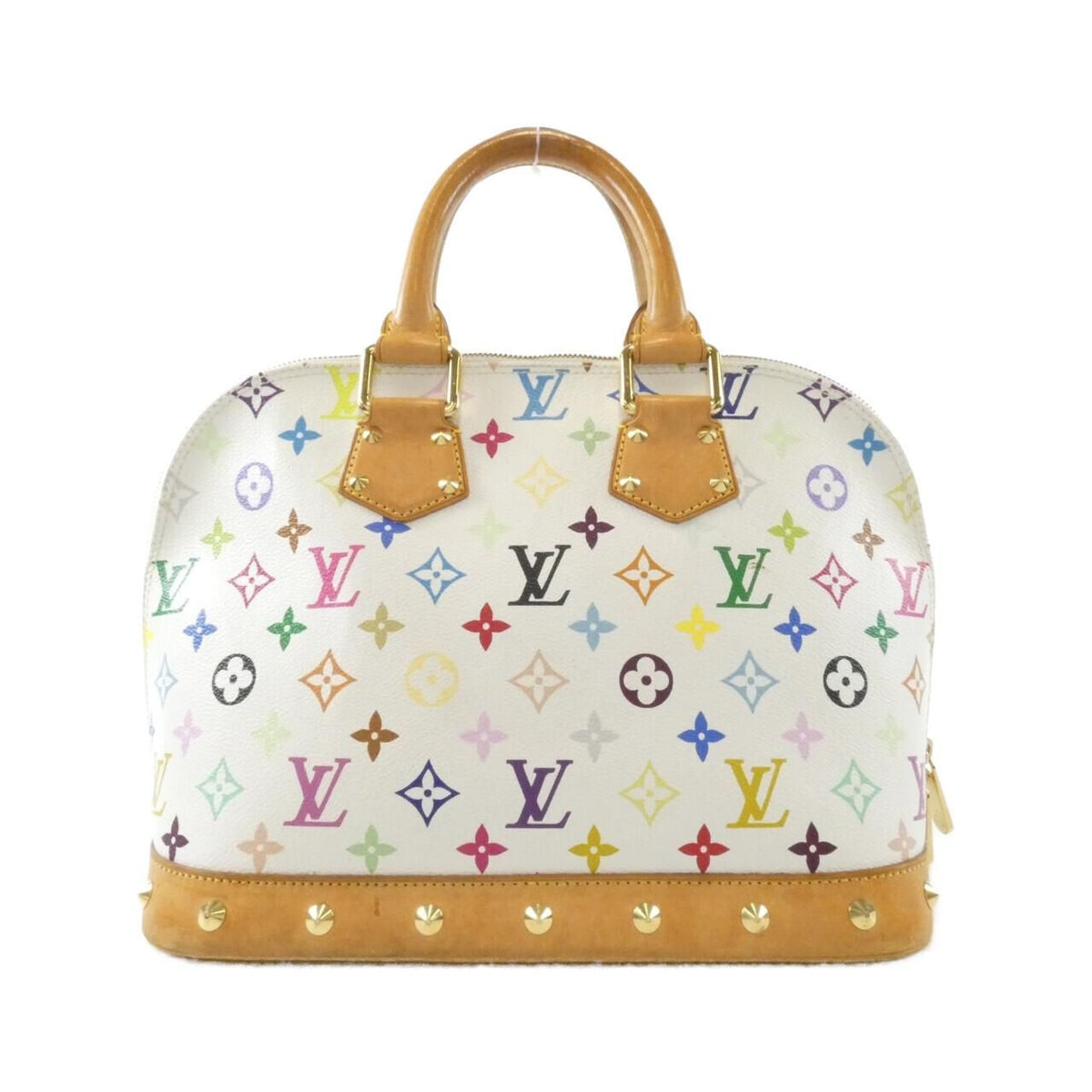 Louis Vuitton Alma Coated Canvas Handbag