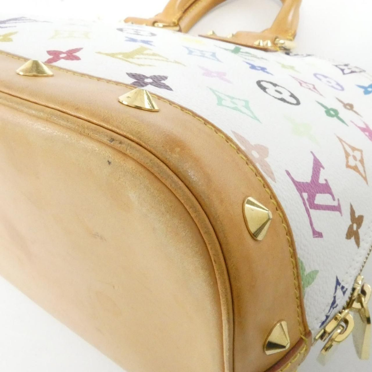 Louis Vuitton Alma Coated Canvas Handbag