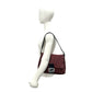 Fendi Mamma Baguette Canvas Leather Shoulder Bag